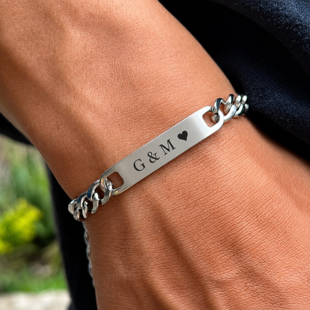 Pulsera Placa Clásica