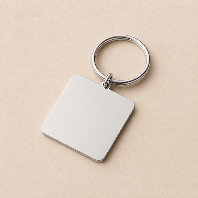 Llavero Cuadrado Personalizable