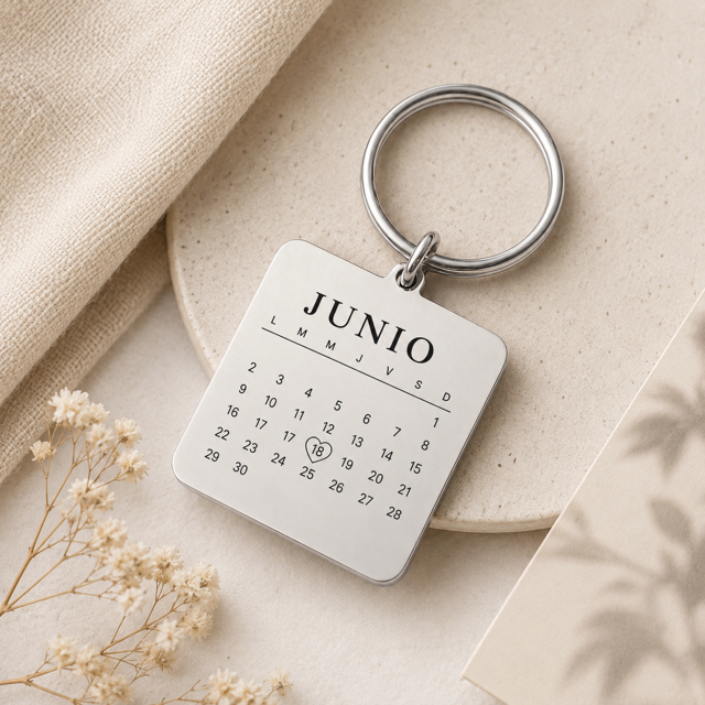 Llavero Cuadrado Personalizable